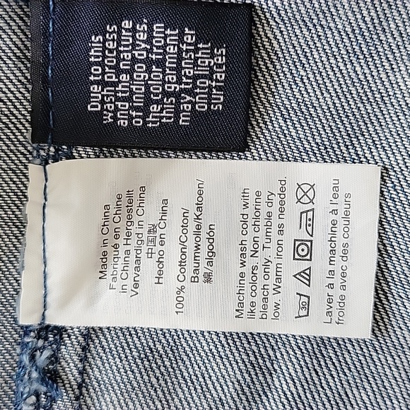 MADEWELL Raw-Hem Mini Wrap Skirt in Cardiff Wash/Size 14. - Picture 9 of 12